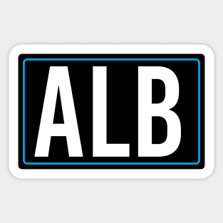 Alexander Albon - Driver Tag Sticker